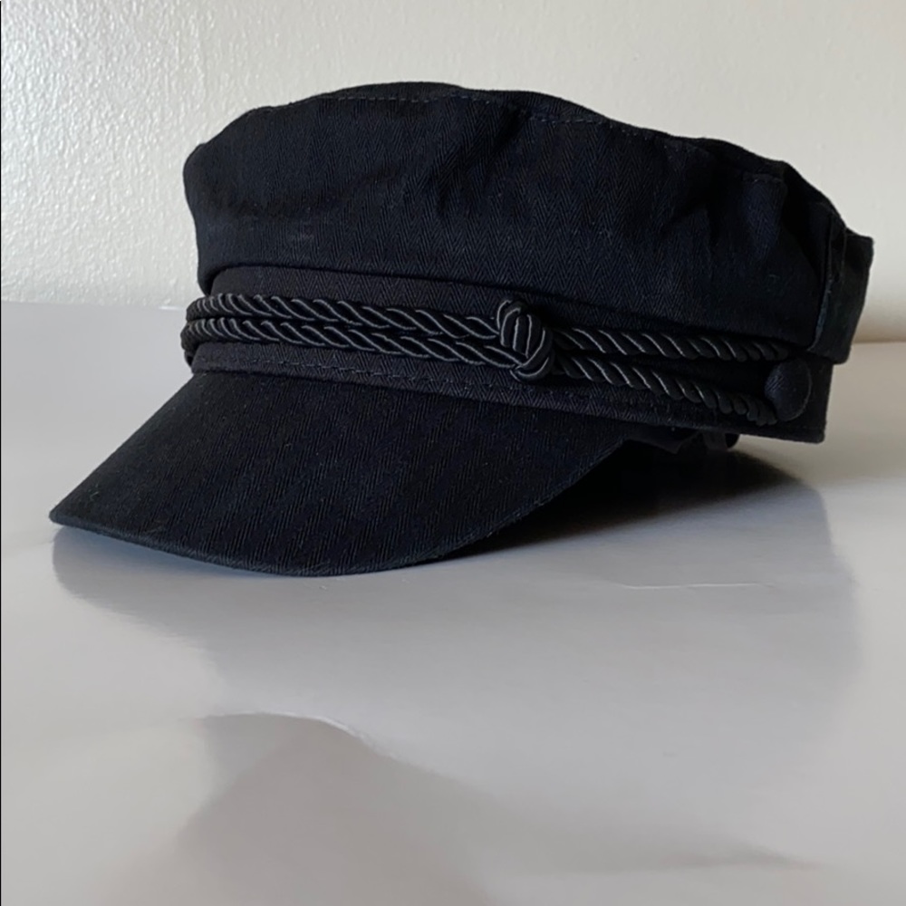 Black Baker Boy Cap